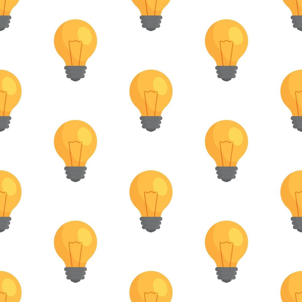 Different physics devices. Vector illustration of a light bulb pattern.