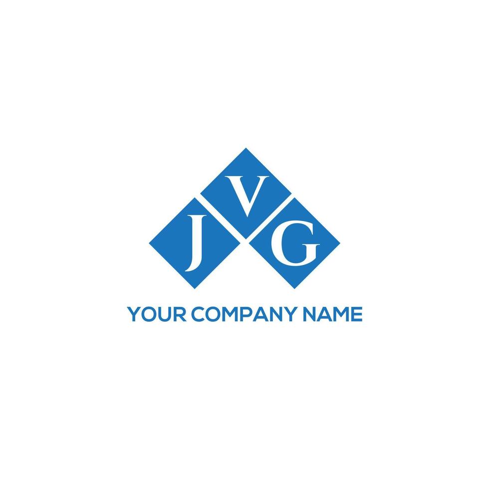 JVG letter logo design on white background. JVG creative initials letter logo concept. JVG letter design. vector