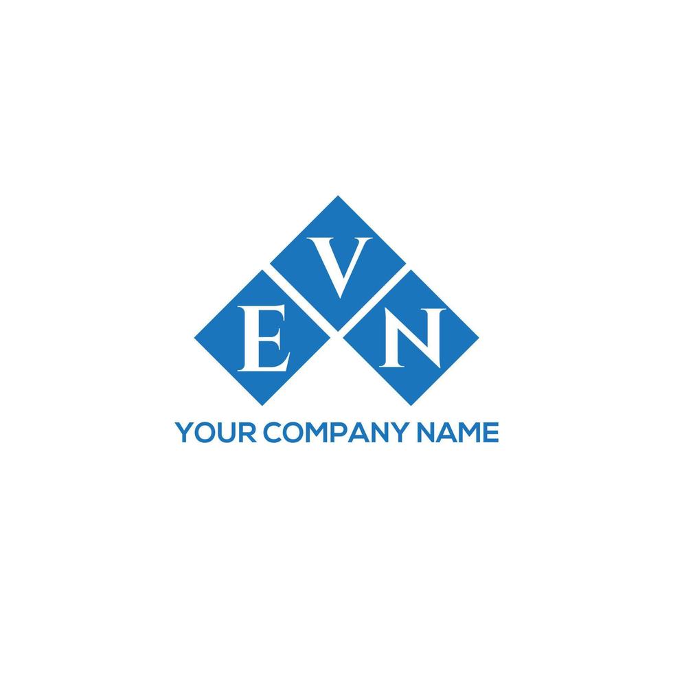 EVN letter logo design on white background. EVN creative initials letter logo concept. EVN letter design. vector