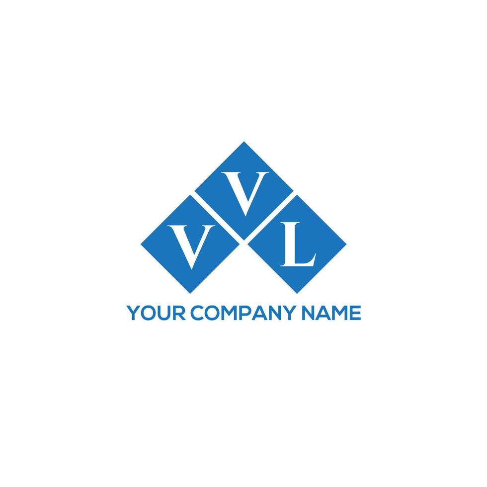 diseño de logotipo de letra vvl sobre fondo blanco. vvl concepto de logotipo de letra de iniciales creativas. diseño de letras vvl. vector