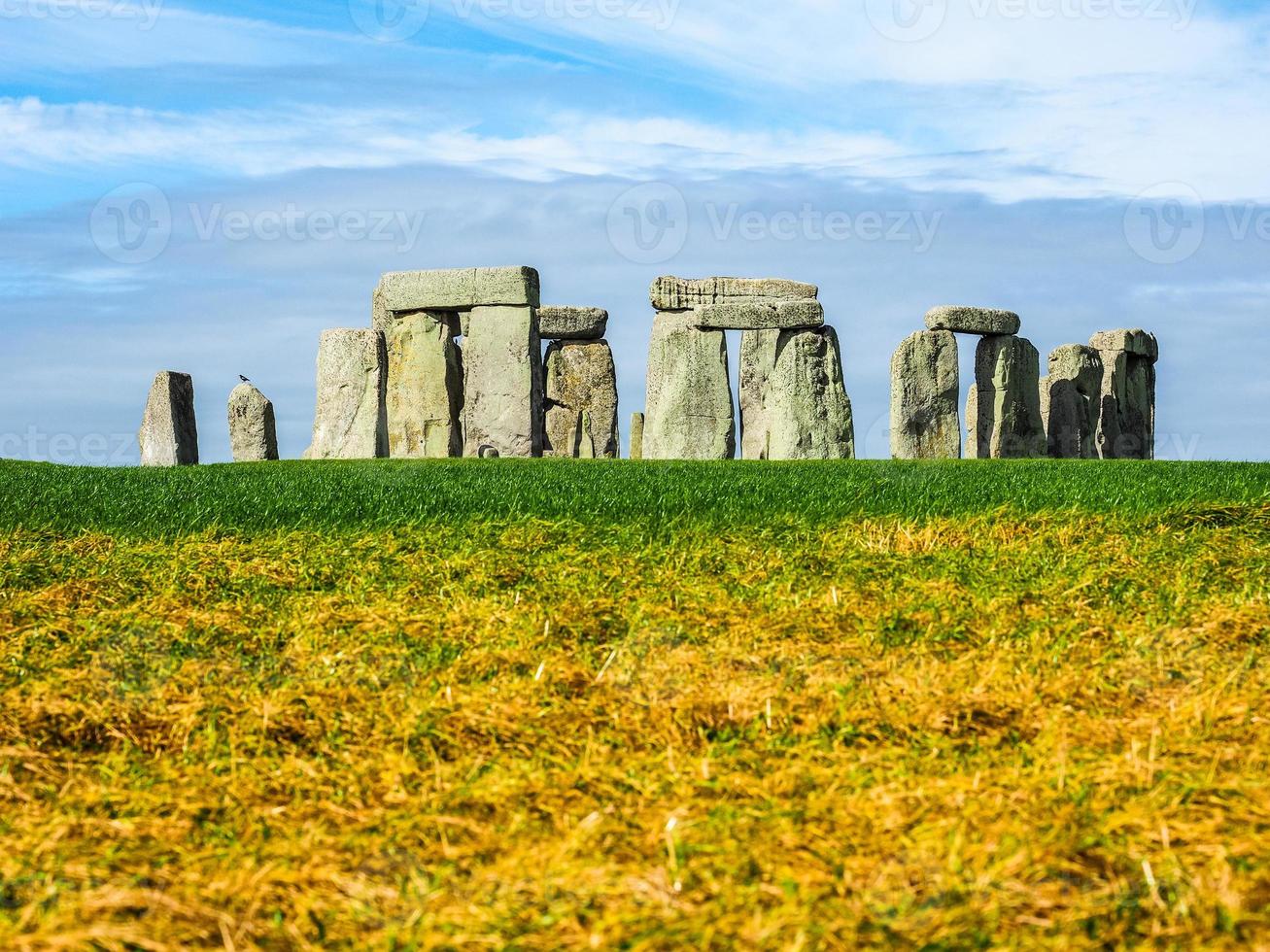 HDR Stonehenge monument in Amesbury photo