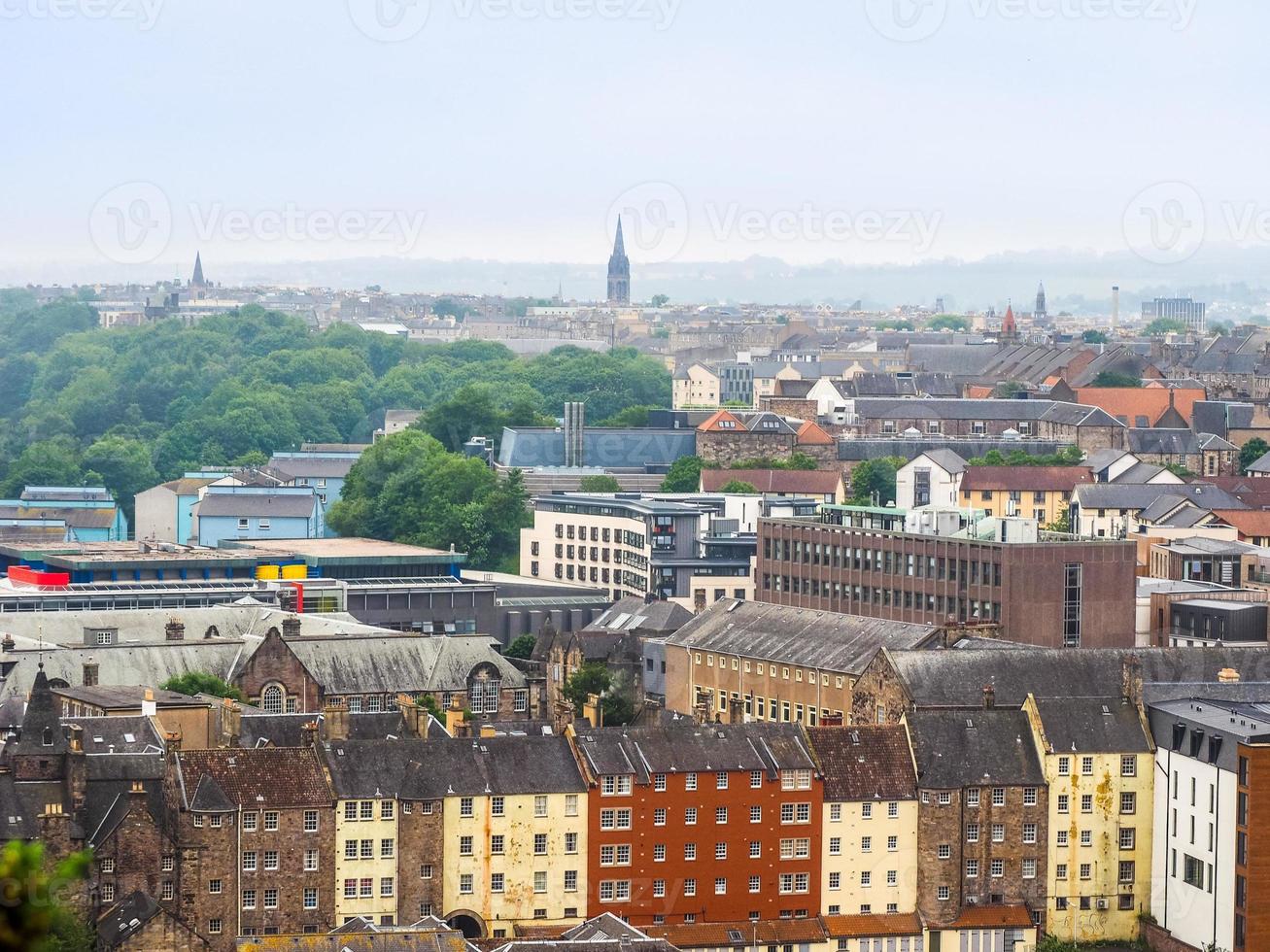 HDR View of the city of Edinburgh photo