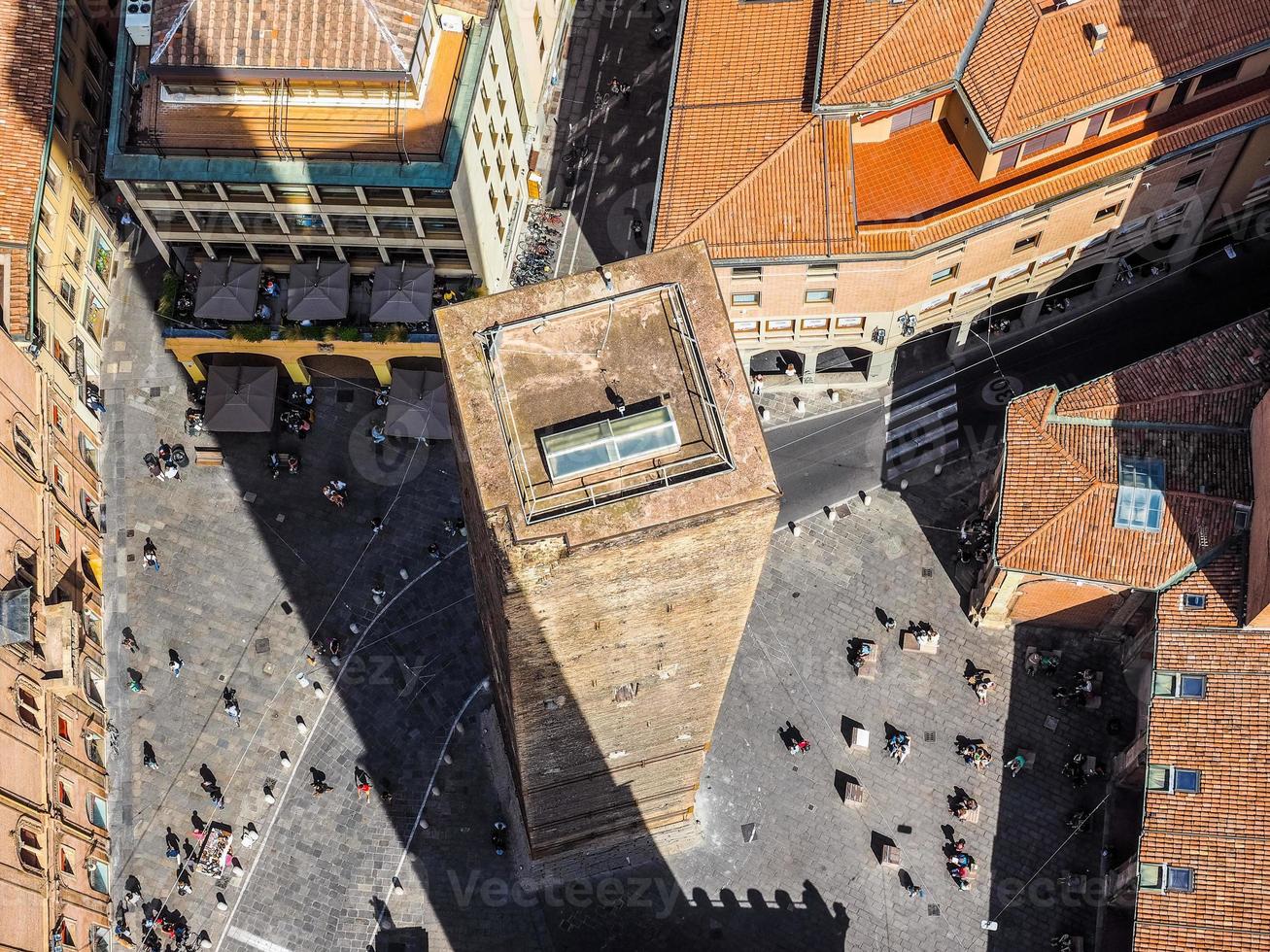 HDR Aerial view of Bologna photo