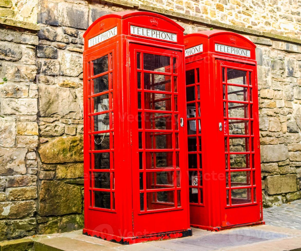 HDR London telephone box photo