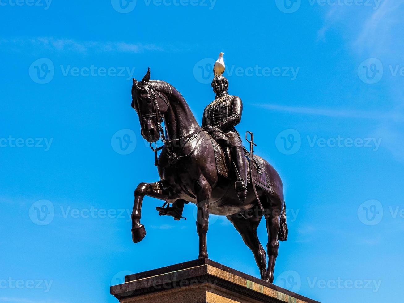HDR Prince Albert monument in Glasgow photo