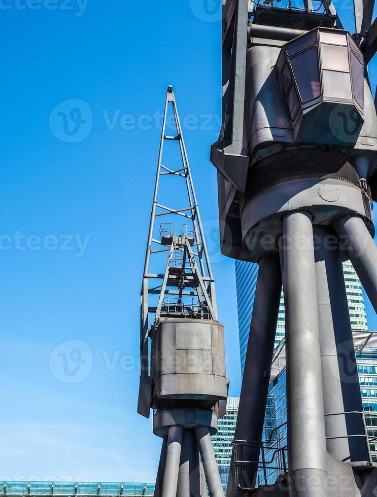 HDR Crane in London photo