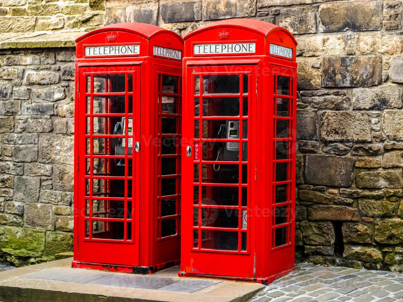 HDR London telephone box photo