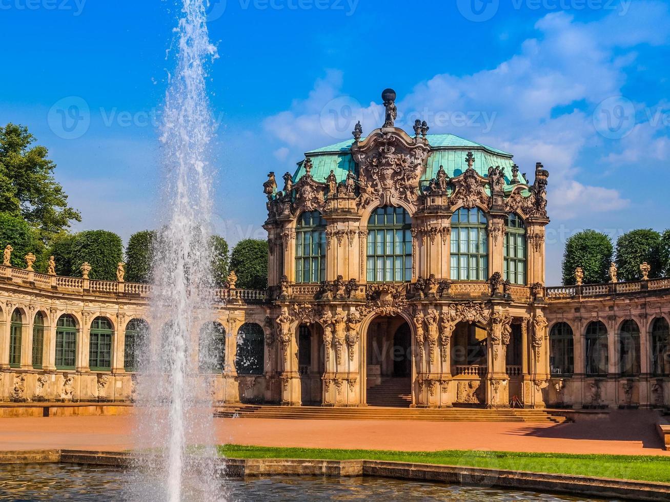 HDR Zwinger palace in Dresden photo