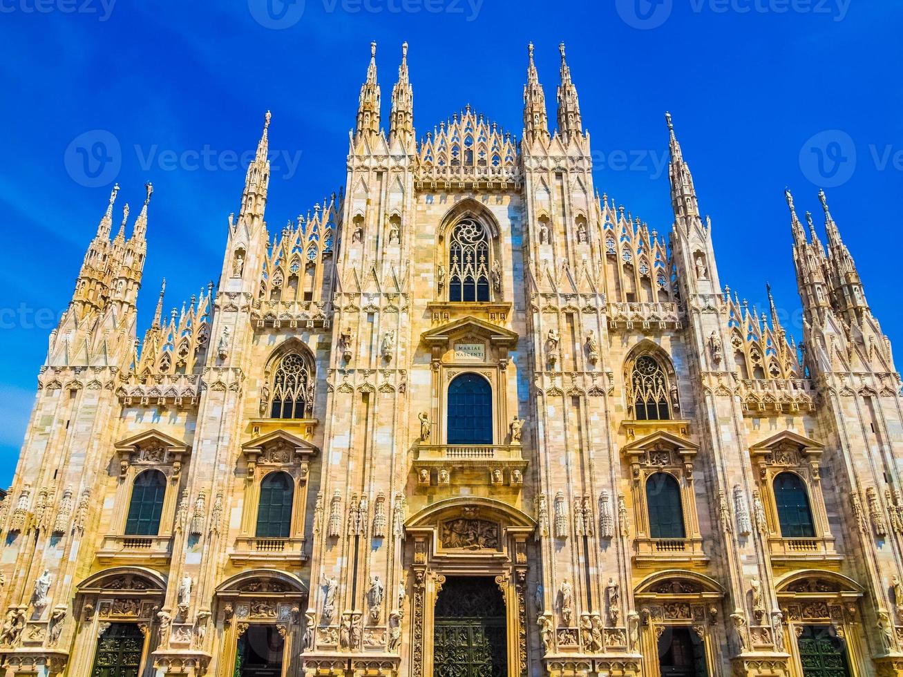 HDR Duomo di Milano Milan Cathedral photo