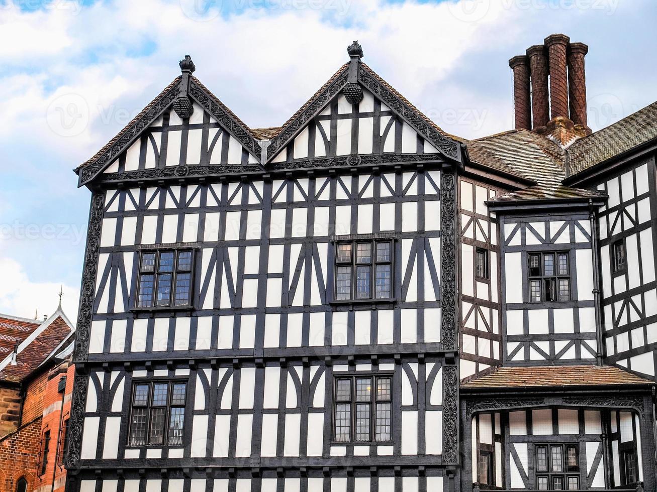 hdr edificio tudor en coventry foto