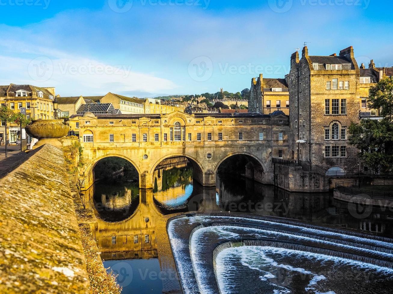 hdr puente pulteney en baño foto