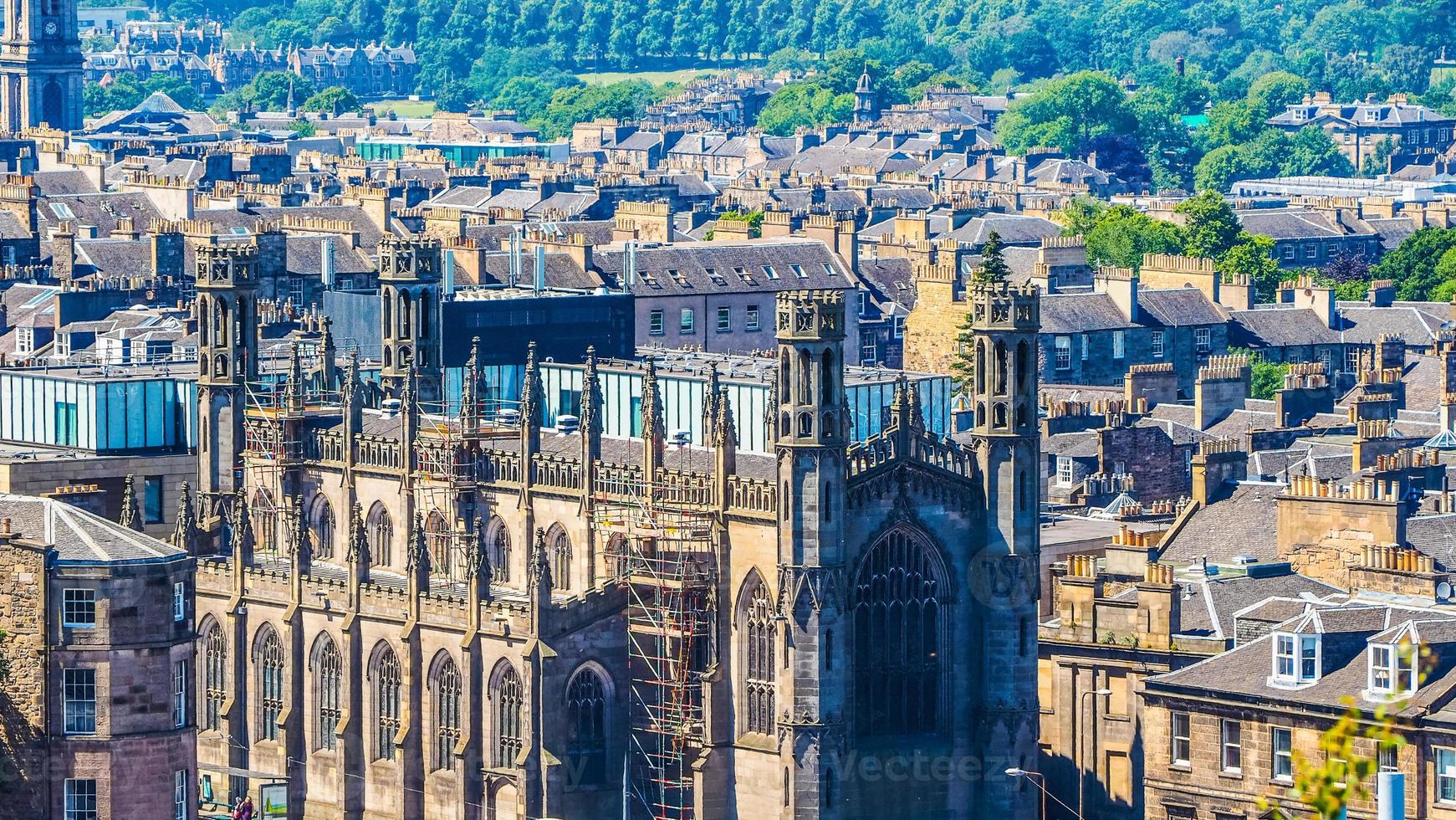 HDR View of the city of Edinburgh photo