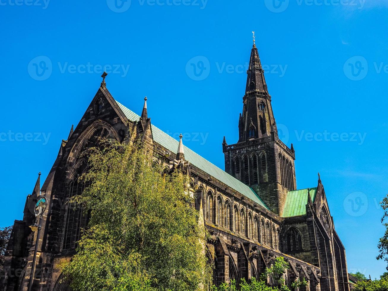 HDR Glasgow cathedral church photo