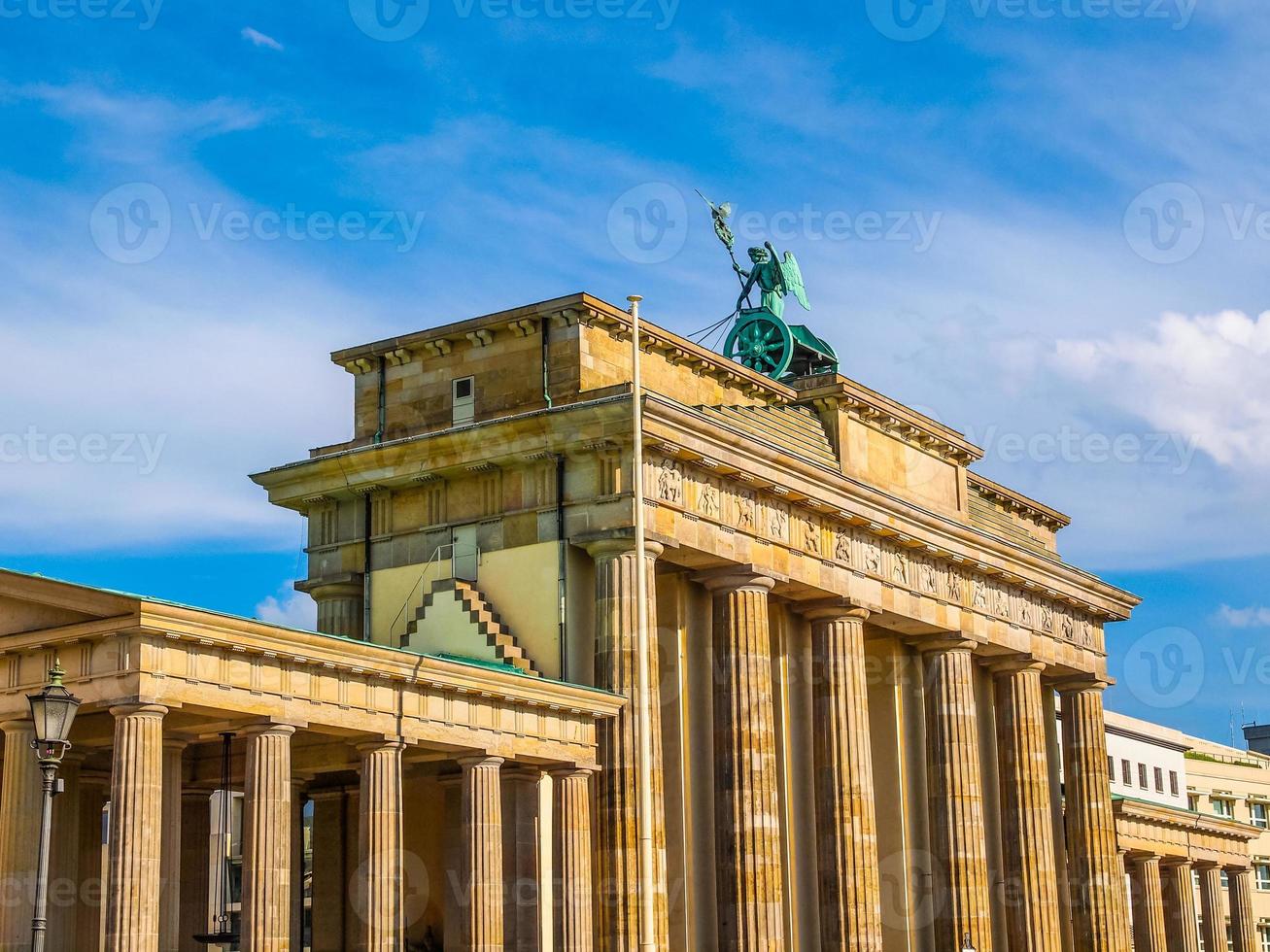 HDR Brandenburger Tor Berlin photo