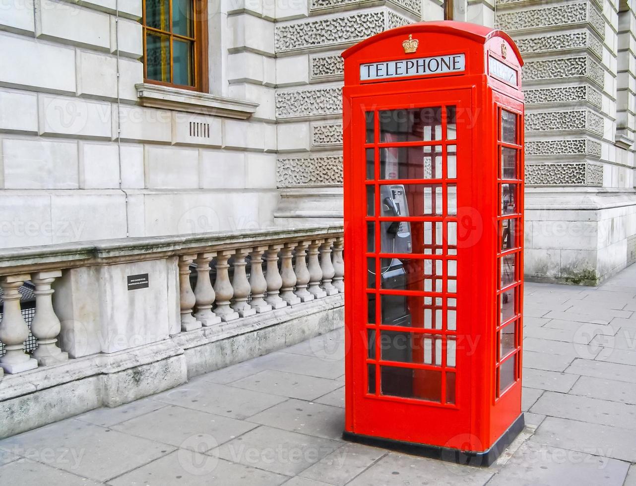 HDR London telephone box photo