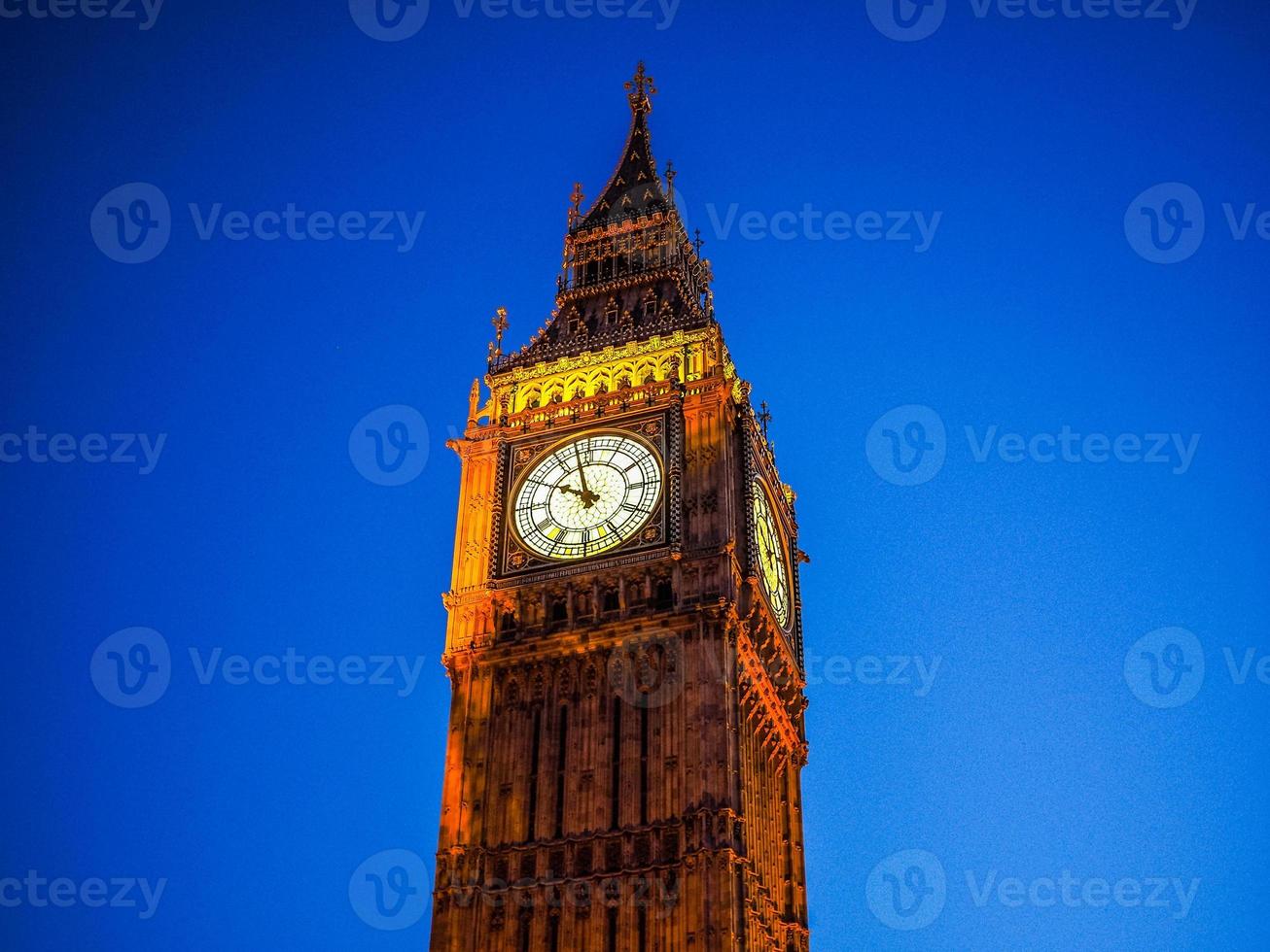 HDR Big Ben in London photo