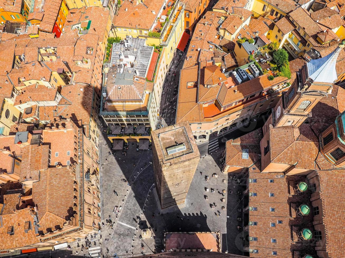 HDR Aerial view of Bologna photo