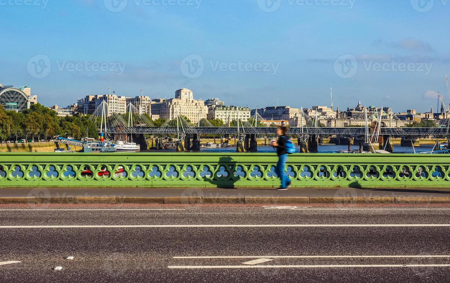 HDR view from Westminster Bridge in London photo