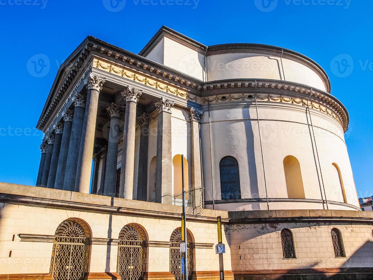 HDR Gran Madre church Turin photo