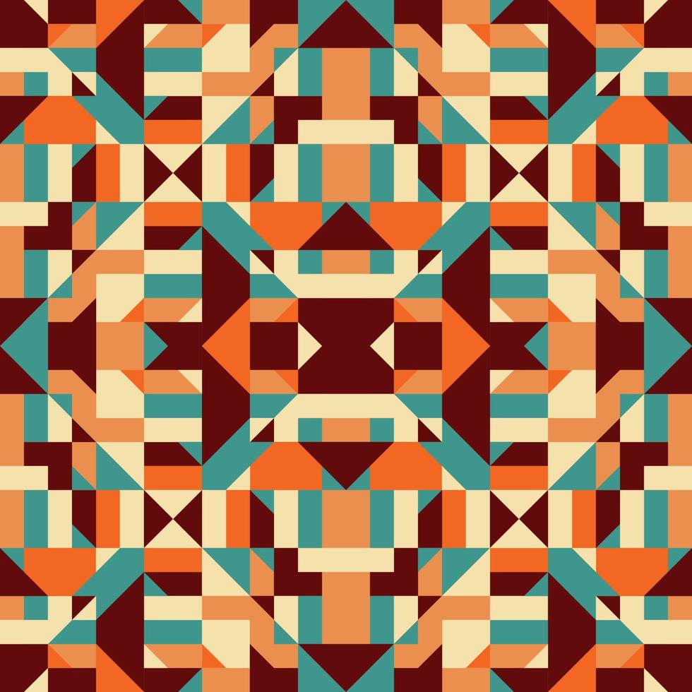 Abstract Geometric Kaleidoscope Pattern vector