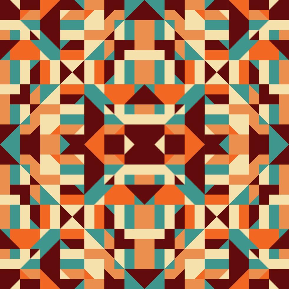 Abstract Geometric Kaleidoscope Pattern vector