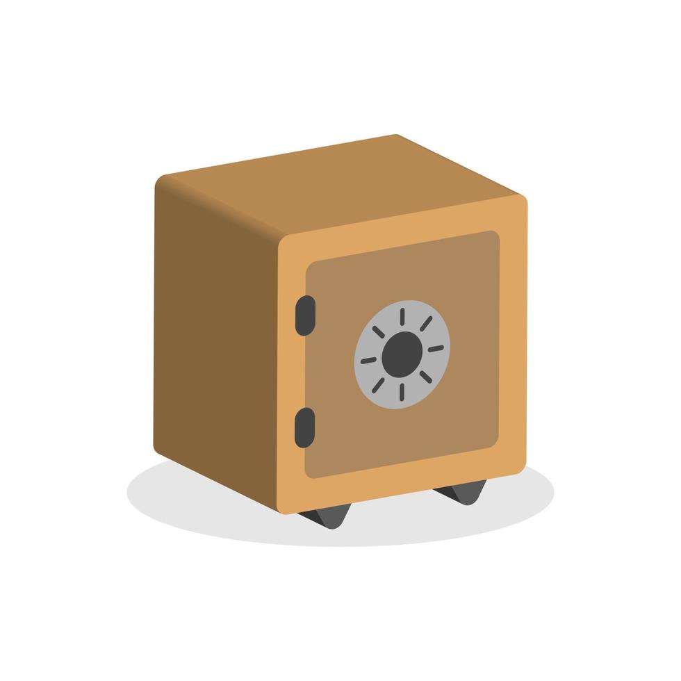 3d money box concept in minimal cartoon style vector