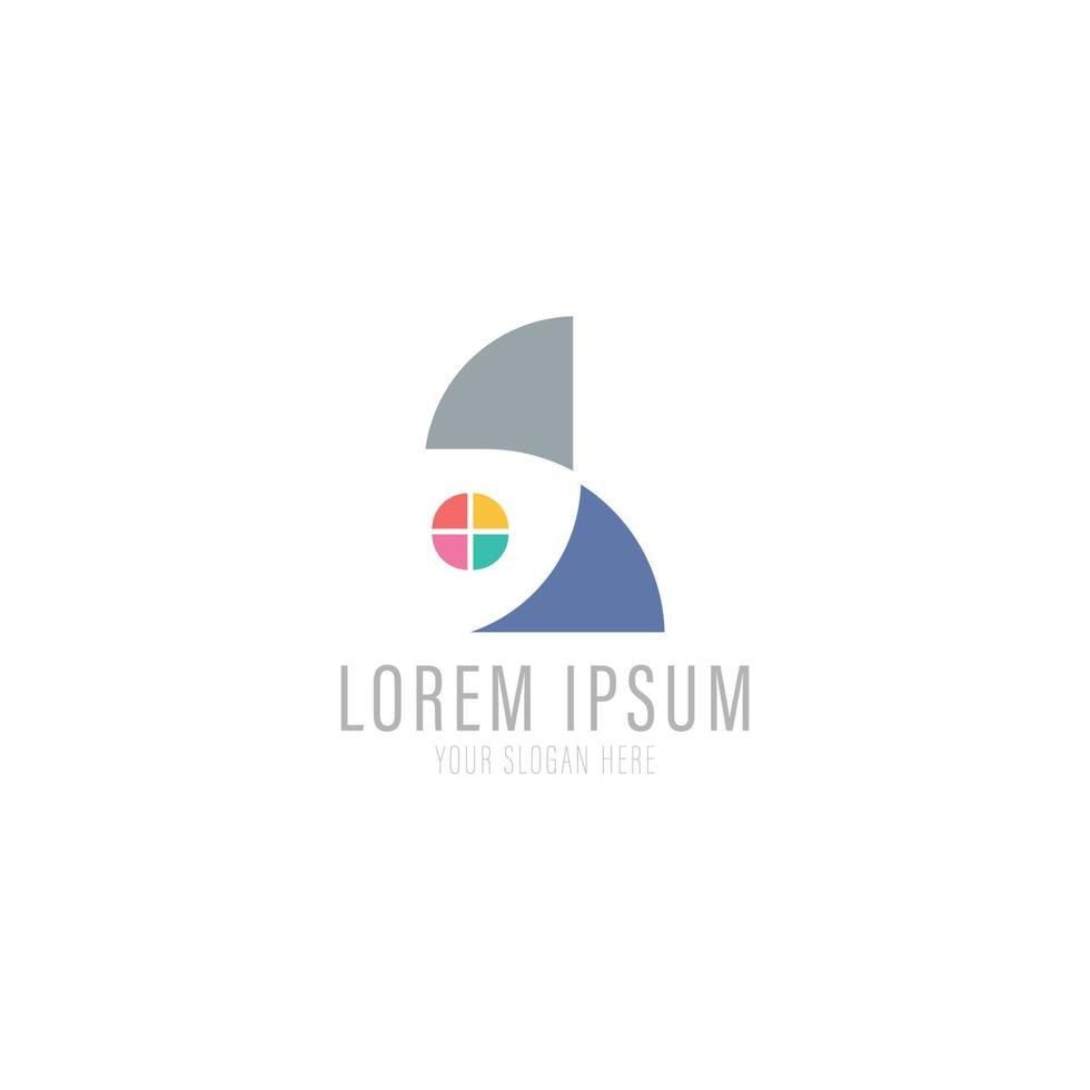 Vector logo design template for business. Technology innovation sign.