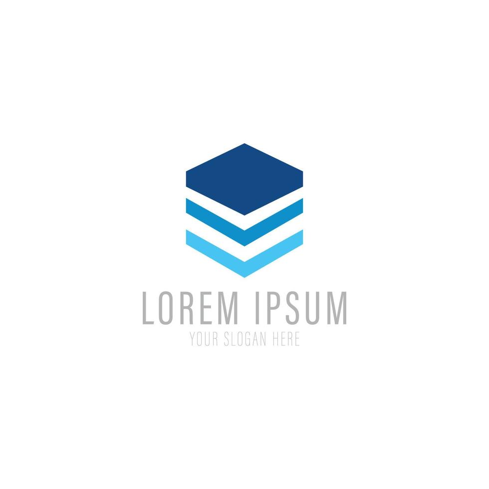 Vector logo design template for business. Technology innovation sign.