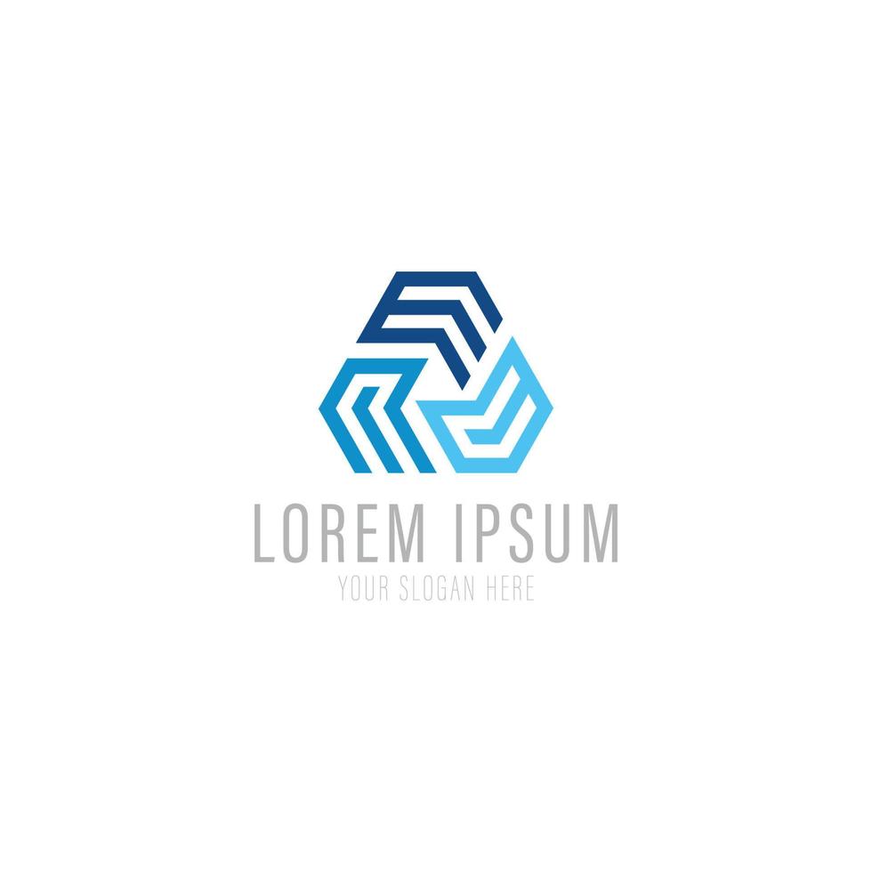 Vector logo design template for business. Technology innovation sign.
