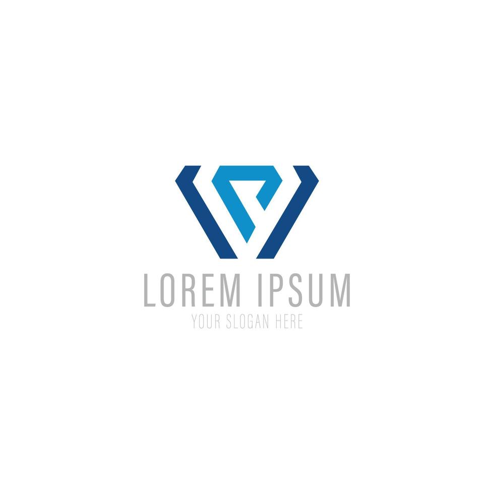 Vector logo design template for business. Technology innovation sign.
