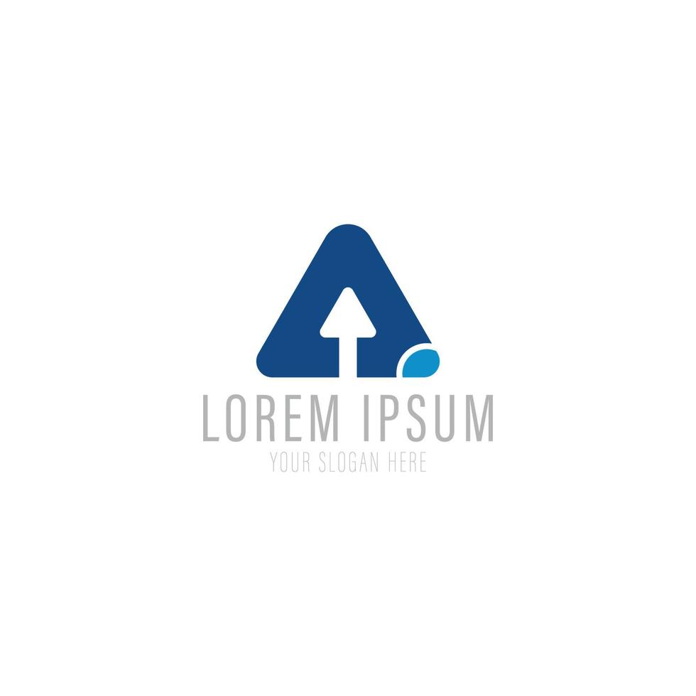 Vector logo design template for business. Technology innovation sign.