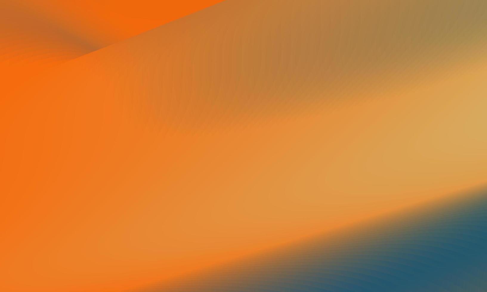 Beautiful and bright combination of orange and blue color gradient background, soft and smooth texture vector