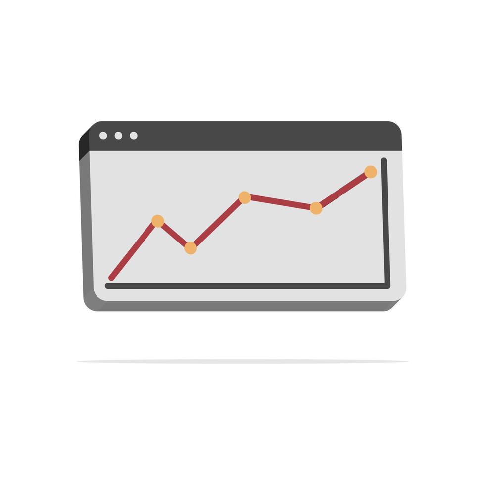 3d marketing graphic concept in minimal cartoon style vector