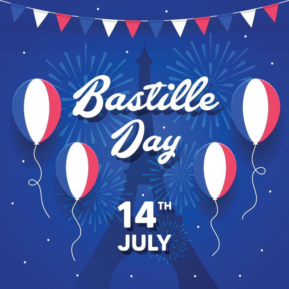Bastille Day Festivity vector