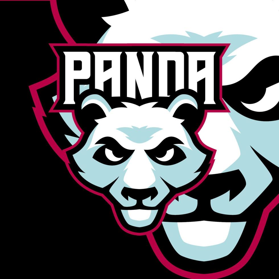Panda Esports Logo Templates vector