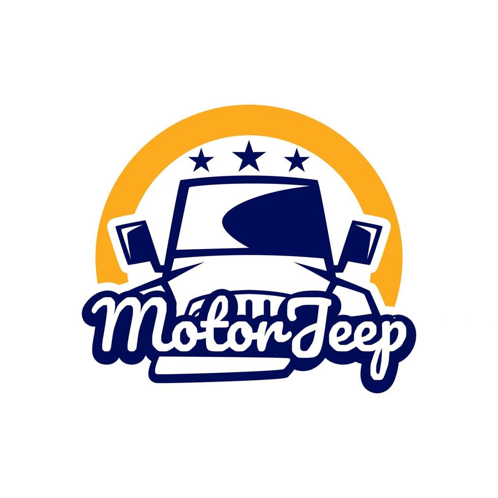 Jeep Sports Logo Design Templates vector
