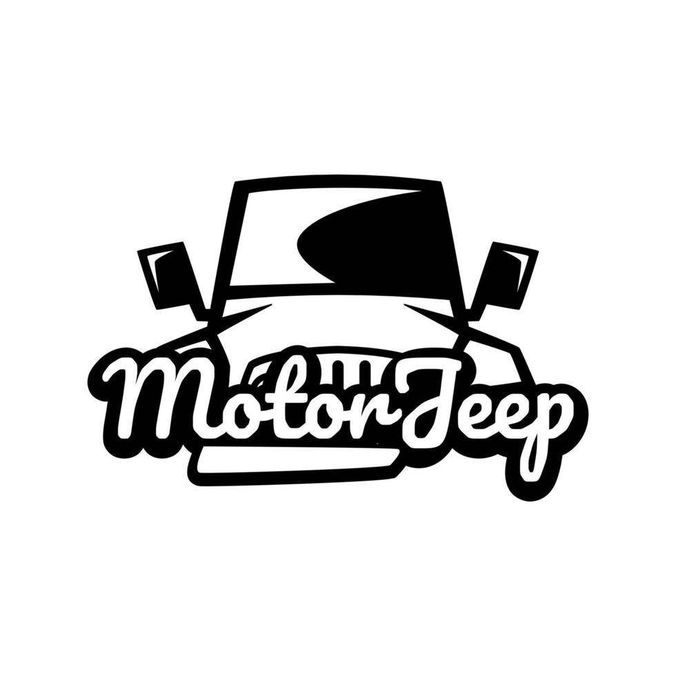 plantillas de diseño de logotipo deportivo de coche jeep vector