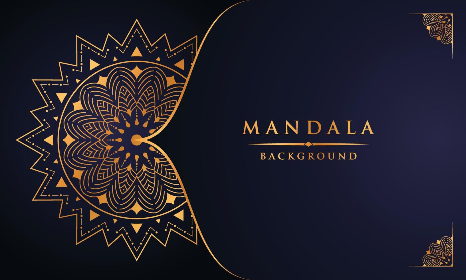 creative professional ornamental mandala background template design vector