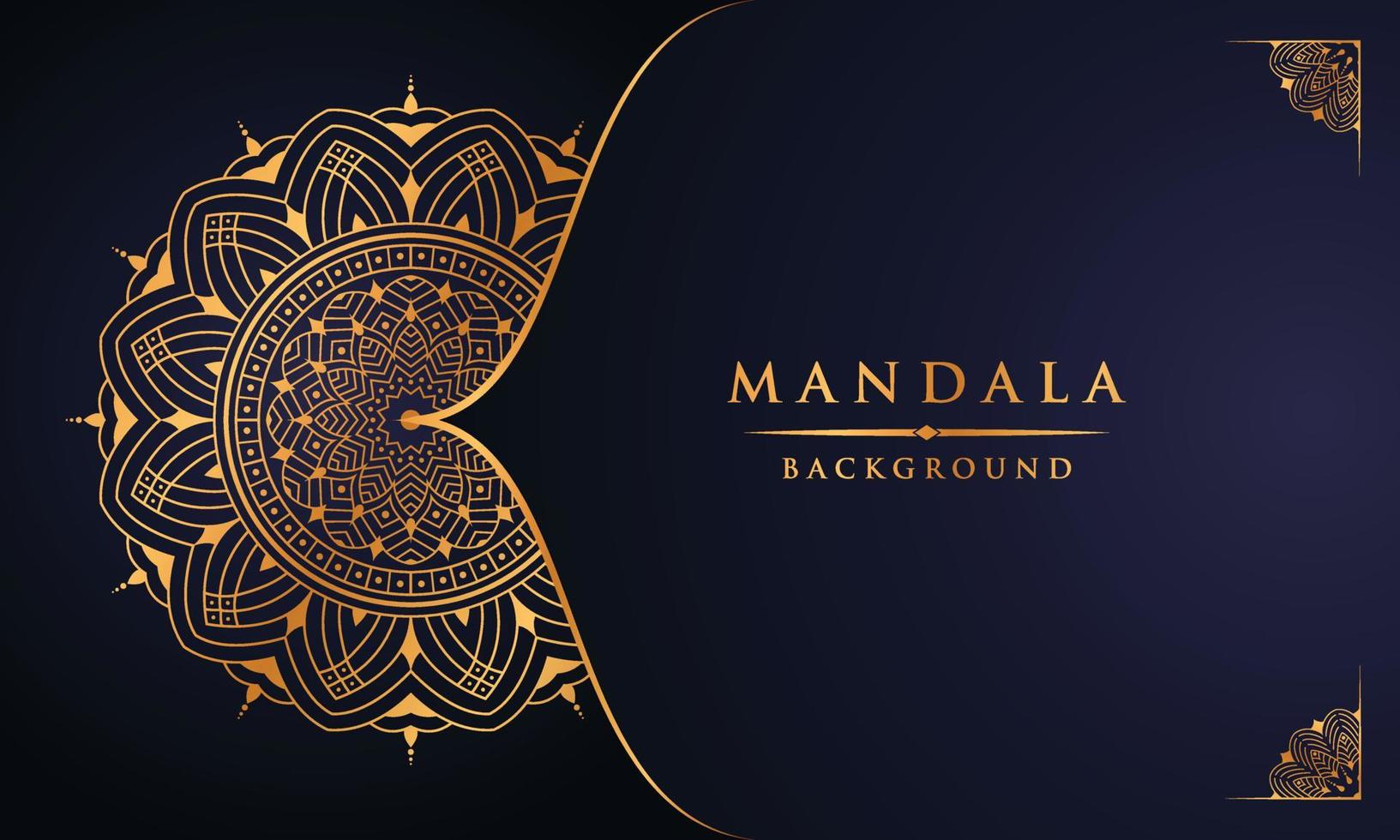 diseño de plantilla de fondo de mandala ornamental profesional creativo vector