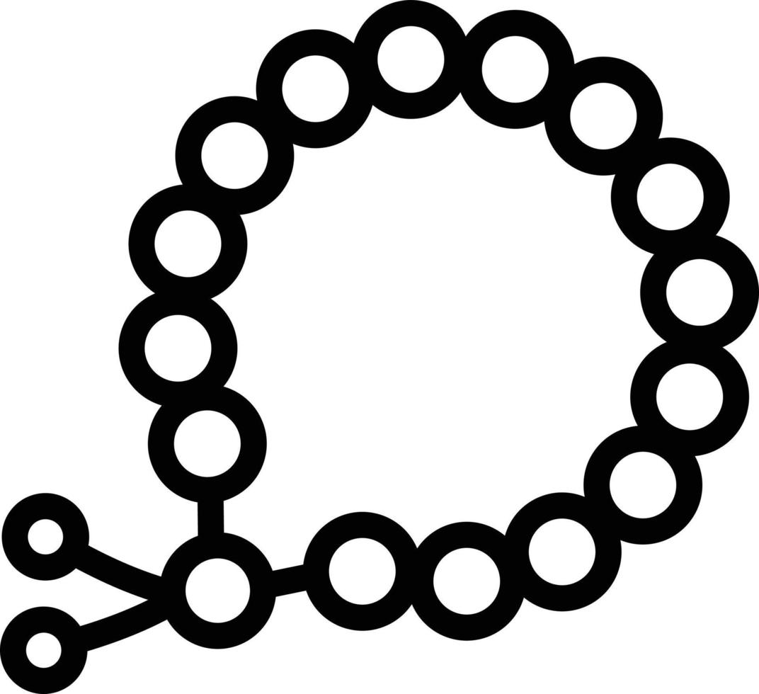 Beads Vector Icon Design Illustration