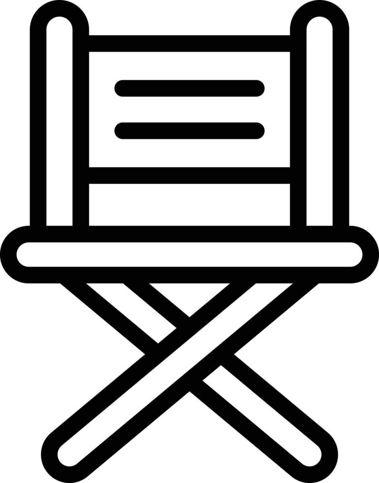 Director chair Vector Icon Design Illustration