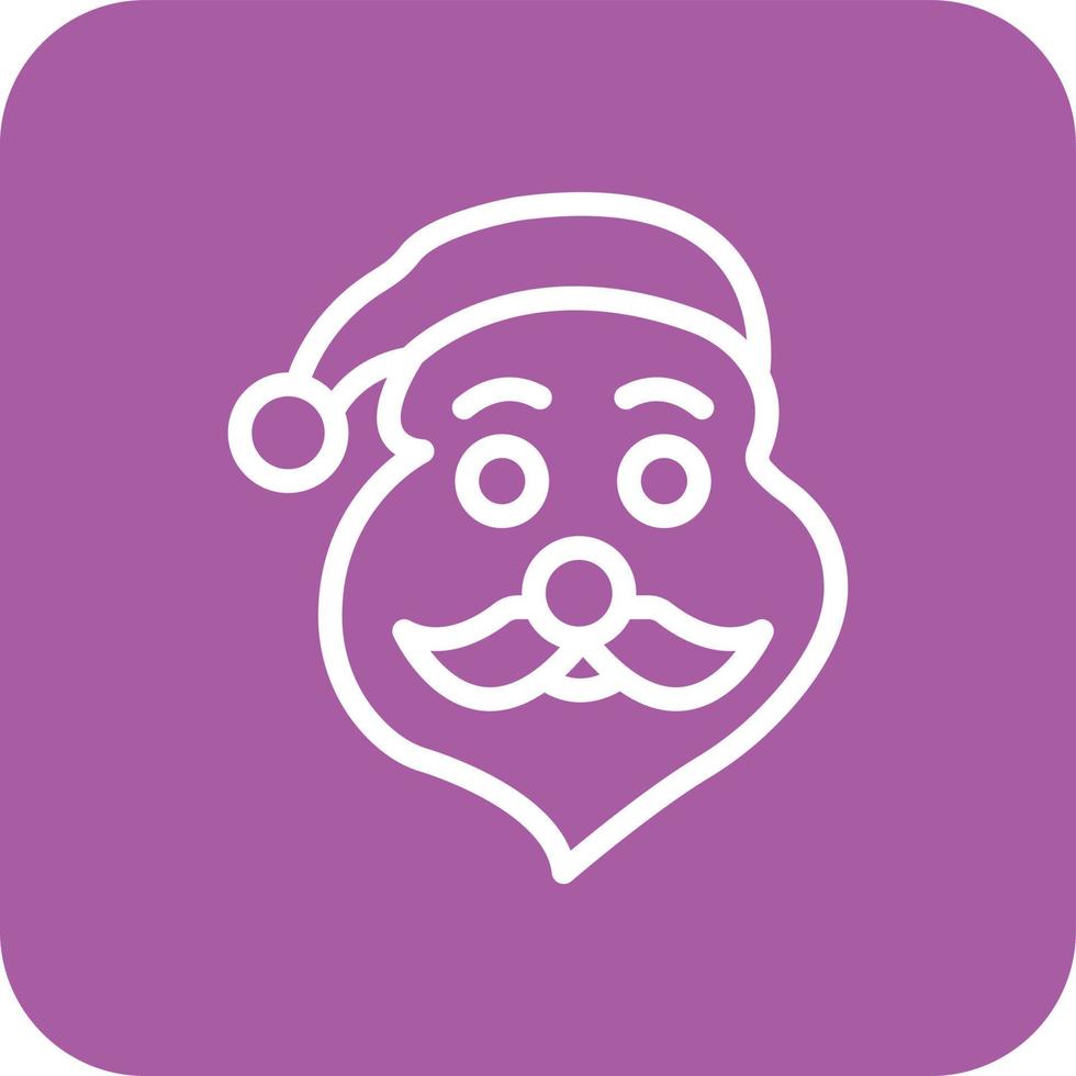 Santa claus Vector Icon Design Illustration