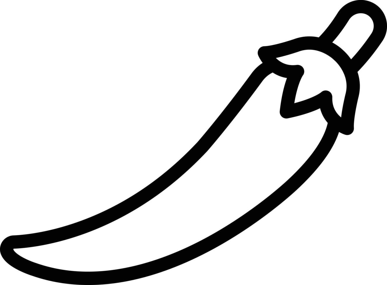 Chilli Vector Icon Design Illustration
