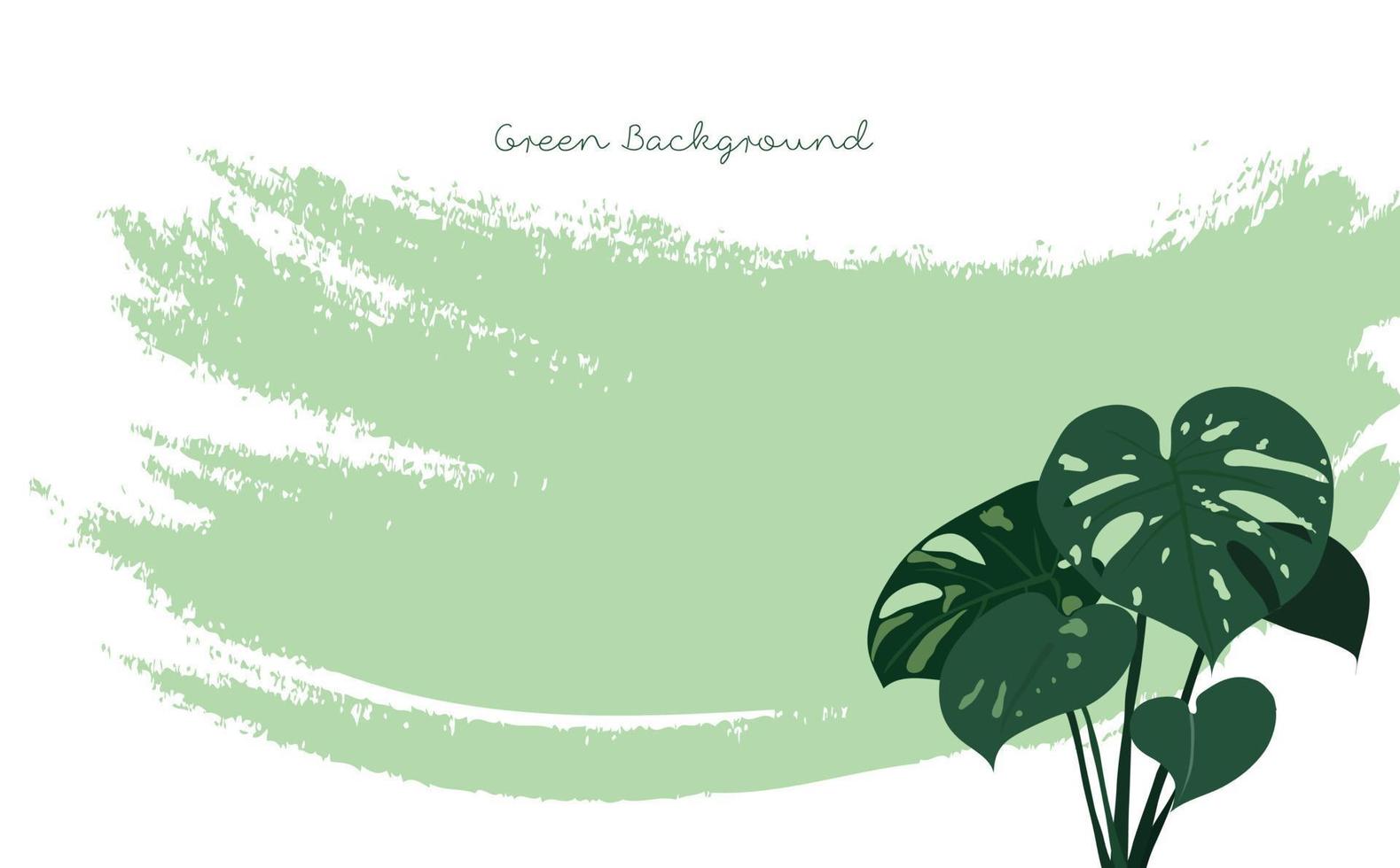 green leaf background vector