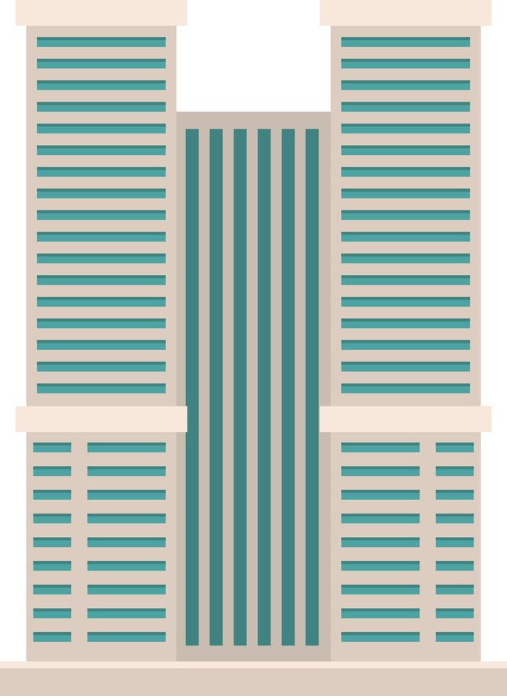 Skyscraper city building vector