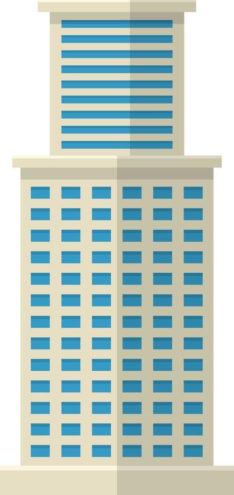 edificio de la ciudad de rascacielos vector