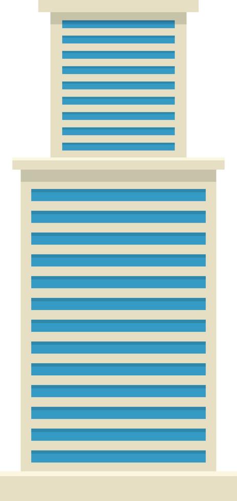 Skyscraper city building vector
