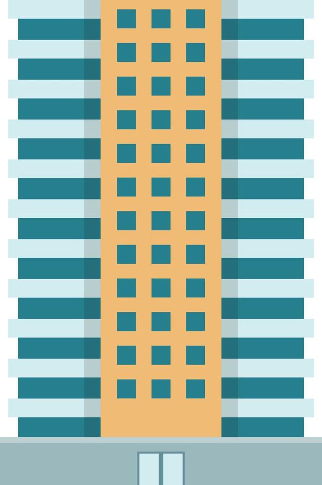 Skyscraper city building vector