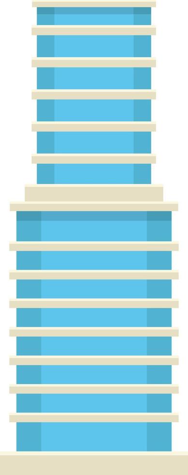 Skyscraper city building vector
