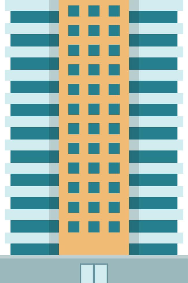 Skyscraper city building vector